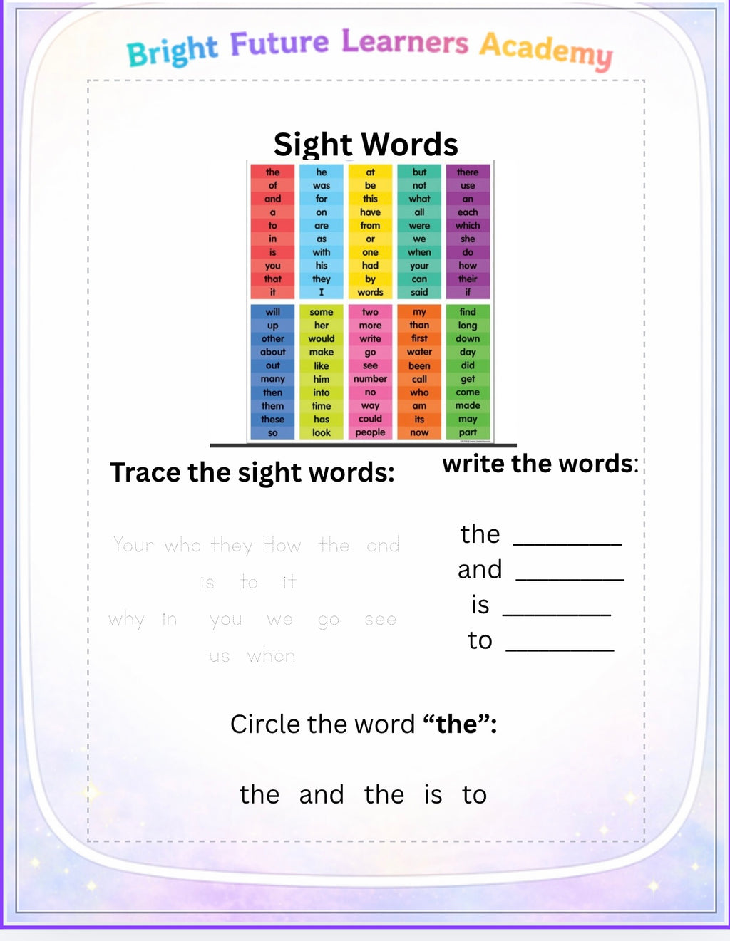 My Big Learning Workbook for Kids Ages 3–7
