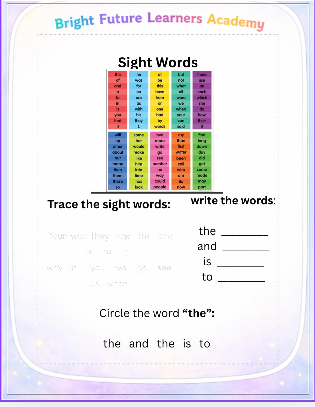 My Big Learning Workbook for Kids Ages 3–7