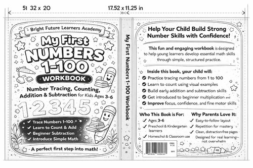 My First Numbers 1-100 Workbook cover